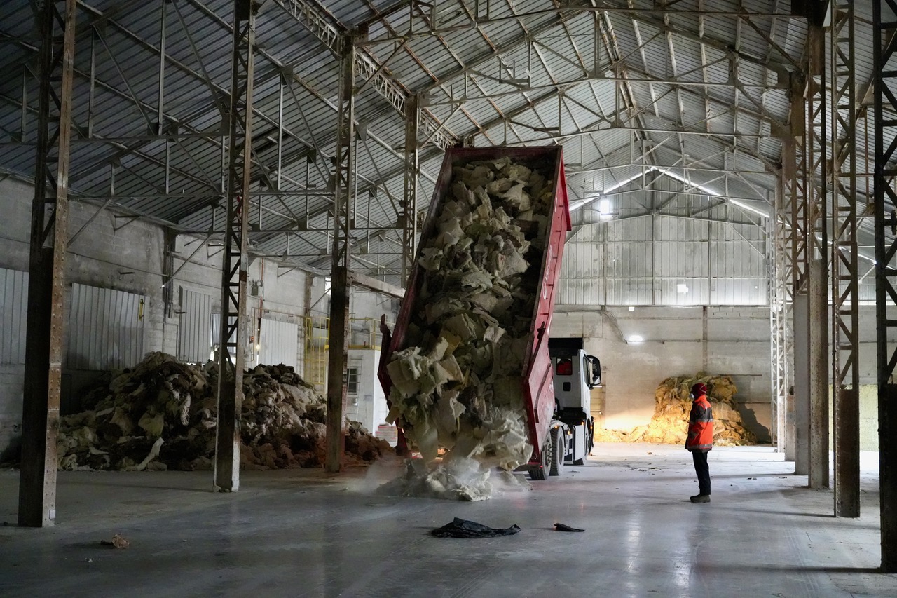 Déchargement déchets