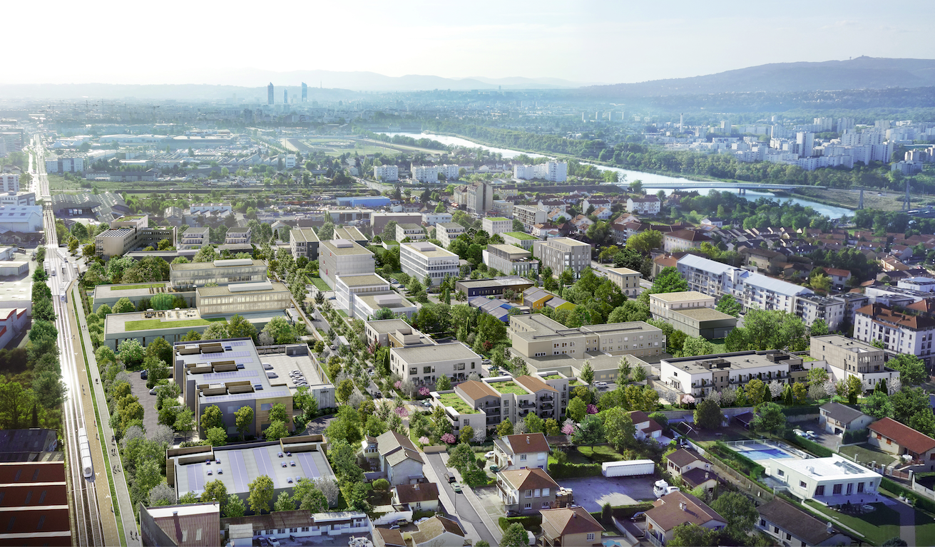 D-Side Décines - Projet urbain - 92000 m2 SDP sur 11 ha aménagés