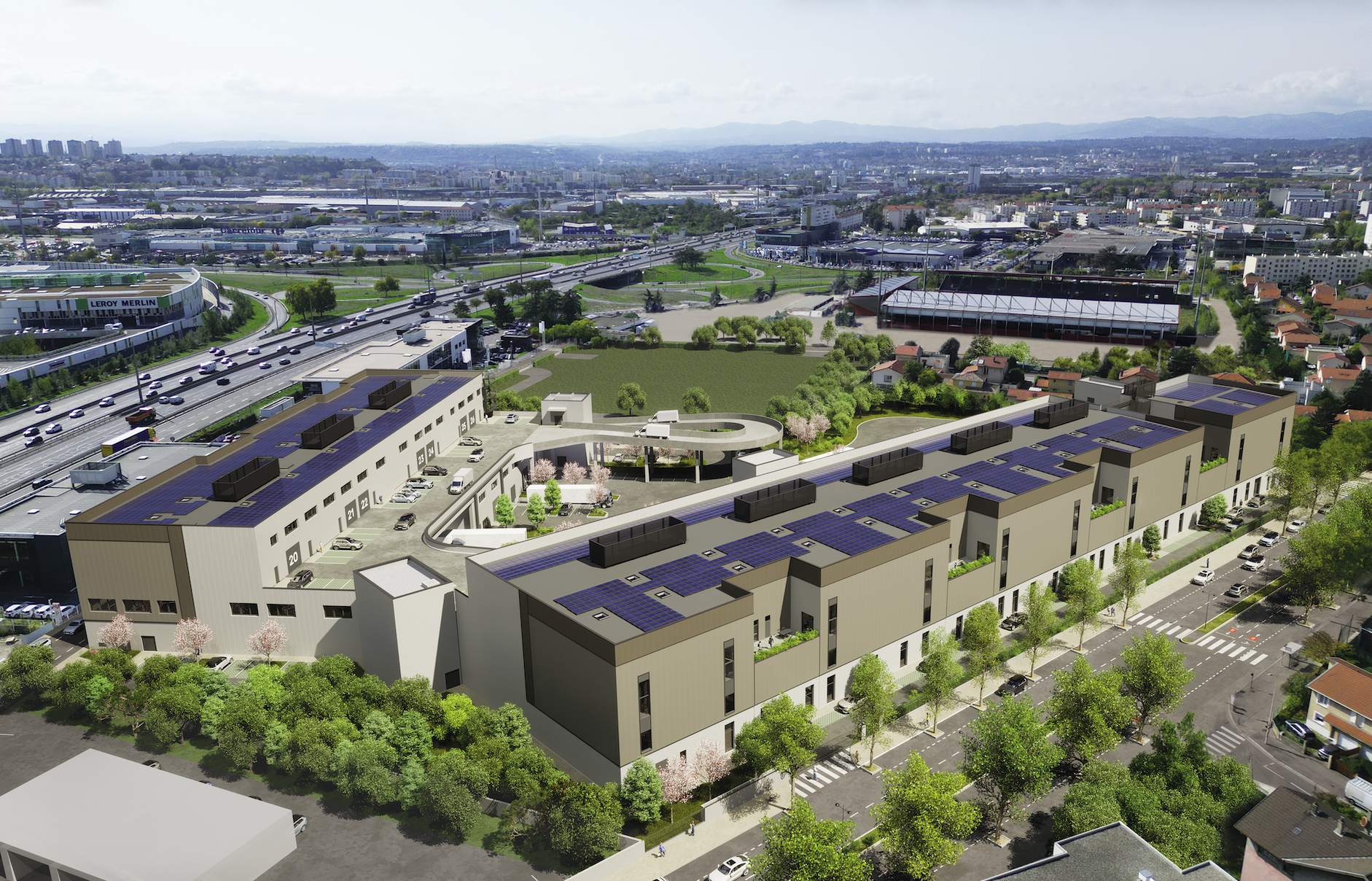 UP ! LA FACTORY - 21 000 m2 - Parc d'activité à étage - Vénissieux (69)