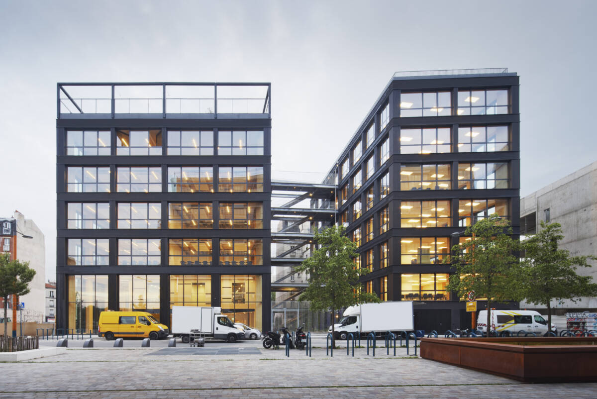 CHARTIER DALIX ARCHITECTES ECOLE MANAGEMENT PANTIN STRUCTURE BOIS 2023 ©camillegharbi